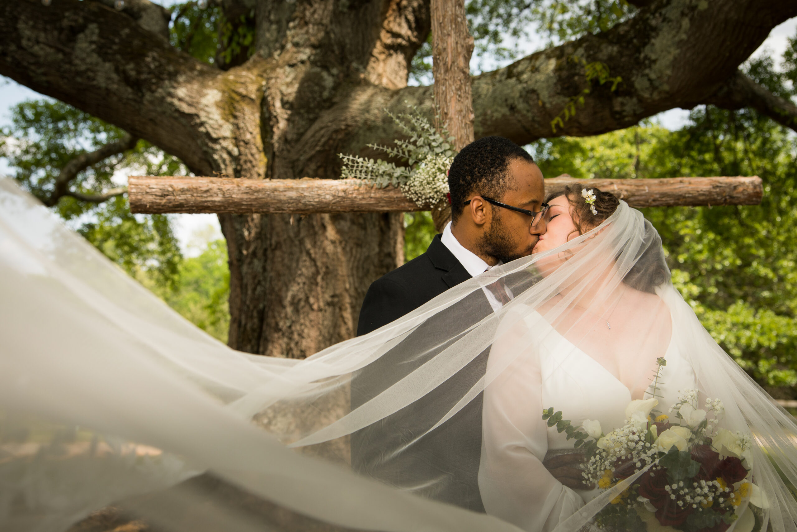 Ole Blue Truck Farm Wedding